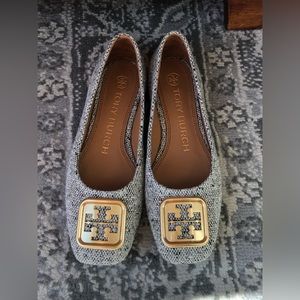 Tory Burch Tweed Flats